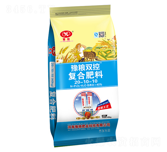 40kg高塔氯化鉀復(fù)合肥料20-10-10-豫糧肥業(yè)
