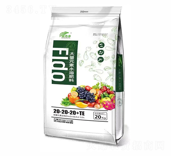 大量元素水溶肥料20-20-20+TE（20kg）-肥力多-川西興達化工