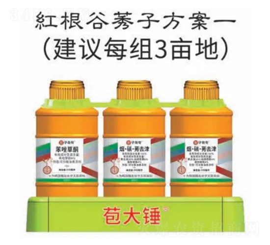 紅根谷莠子方案-苞大錘-韓友化學