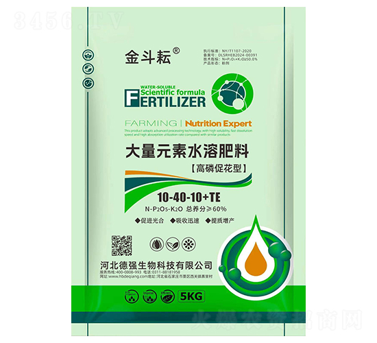 高磷促花型大量元素水溶肥料10-40-10+TE-金斗耘-德強(qiáng)生物